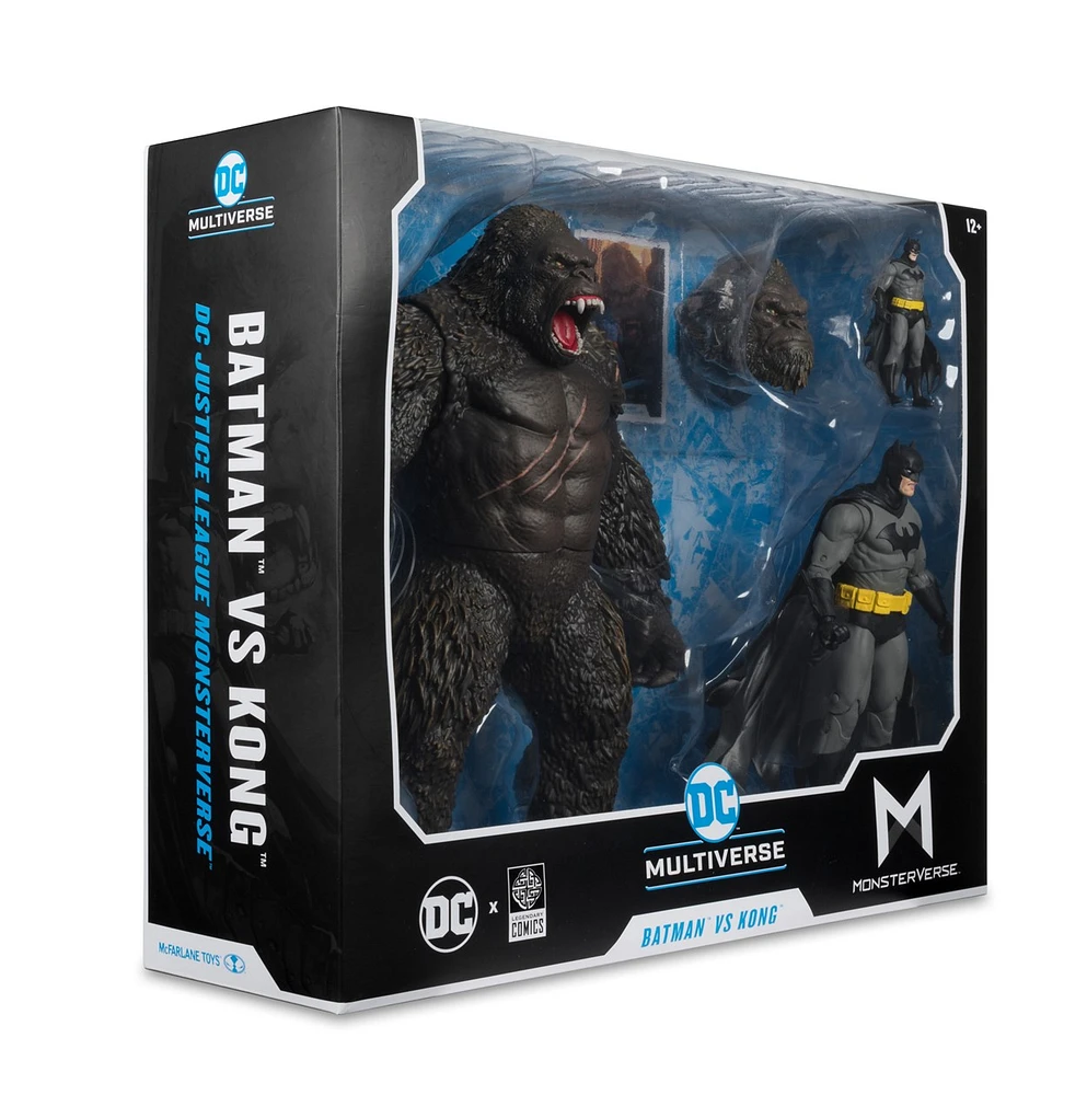DC Multiverse Batman vs. Kong (Justice League vs. Godzilla vs. Kong) 2 Pack 