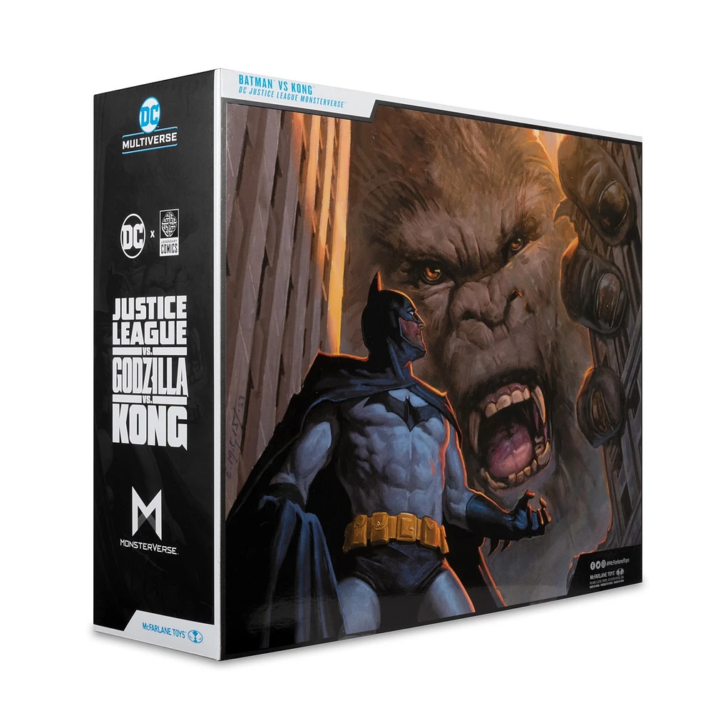 DC Multiverse Batman vs. Kong (Justice League vs. Godzilla vs. Kong) 2 Pack 