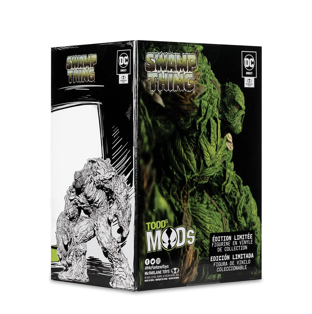 DC Direct Swamp Thing Limited Edition Collector Vinyl (Todd's Mods) 4.5-Inch Scale Posed Figure 