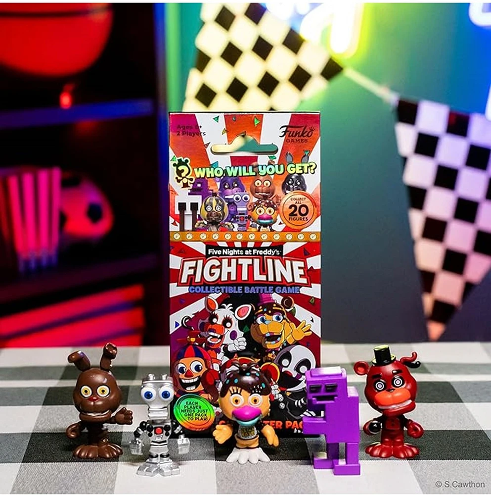 Funko Five Nights at Freddy's FightLine Character Pack Collectible Game Expansion 