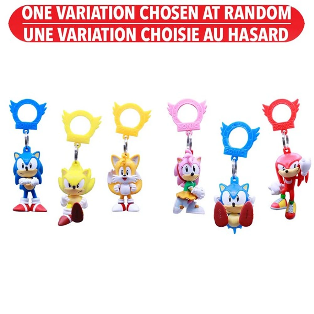 Sonic The Hedgehog Backpack Hangers Series 5 – One Variation Chosen at Random