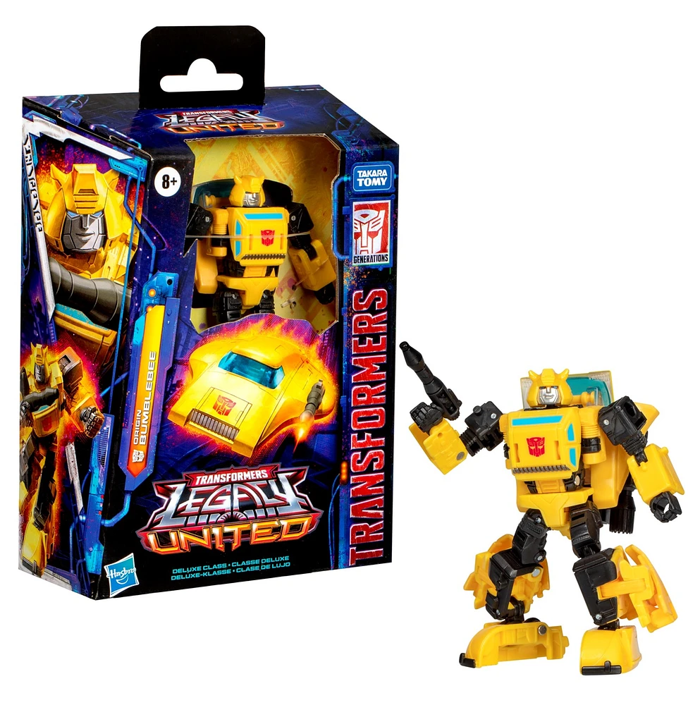 Transformers Legacy Deluxe Class Origin Bumblebee 