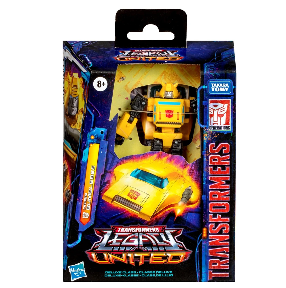 Transformers Legacy Deluxe Class Origin Bumblebee 