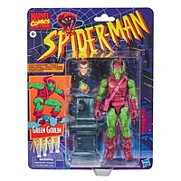Hasbro Marvel Legends Figurine de collection rétro Goblin vert de 15,2 cm 