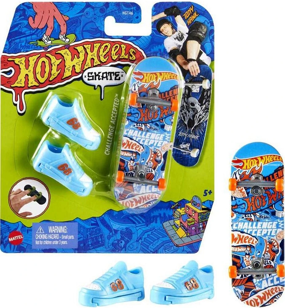 Hot Wheels Skate Tony Hawk Fingerboard & Skate Shoes - Assortie – Une variation choisie au hasard