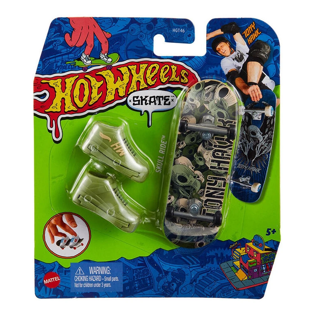 Hot Wheels Skate Tony Hawk Fingerboard & Skate Shoes - Assortie – Une variation choisie au hasard