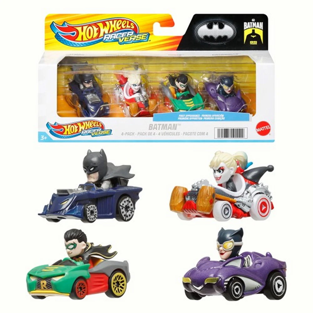 Hot Wheels Racer Verse: Batman 4 pack 