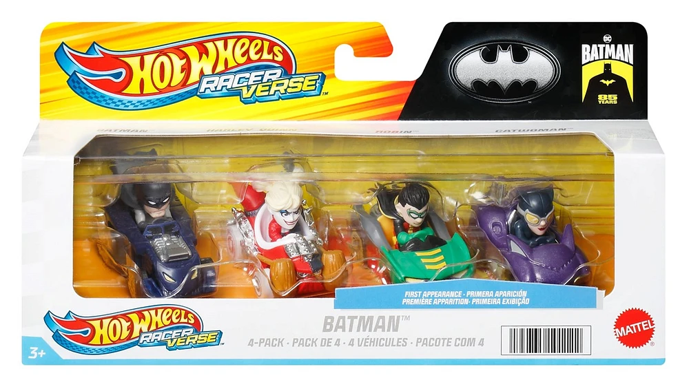 Hot Wheels Racer Verse: Batman 4 pack 