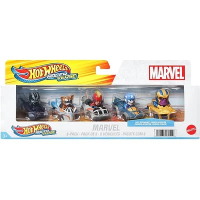 Hot Wheels RacerVerse Marvel Vehicle 5-Pack 