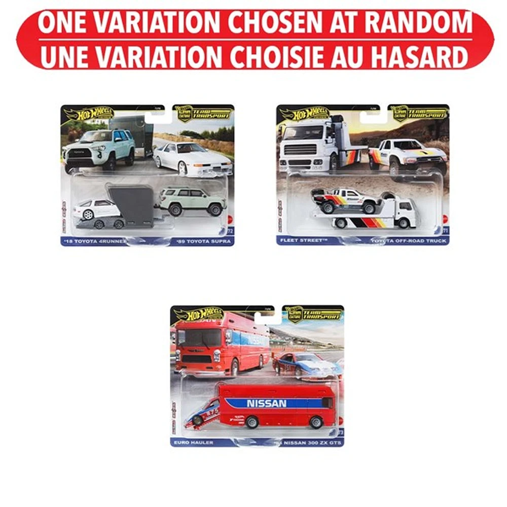 Hot Wheels Premium - Team Transport (Assortment) – One Variation Chosen at Random