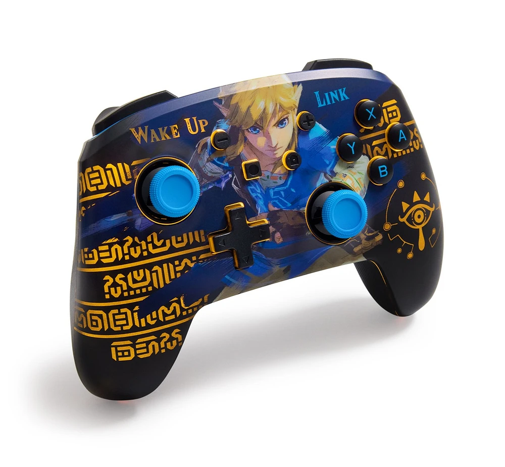 PowerA Enhanced Wireless Controller for Nintendo Switch with Lumectra - Wake Up Link 