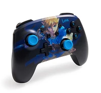 PowerA Enhanced Wireless Controller for Nintendo Switch with Lumectra - Wake Up Link 