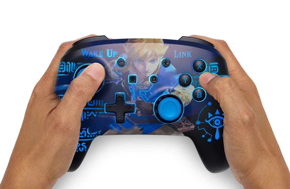 PowerA Enhanced Wireless Controller for Nintendo Switch with Lumectra - Wake Up Link 