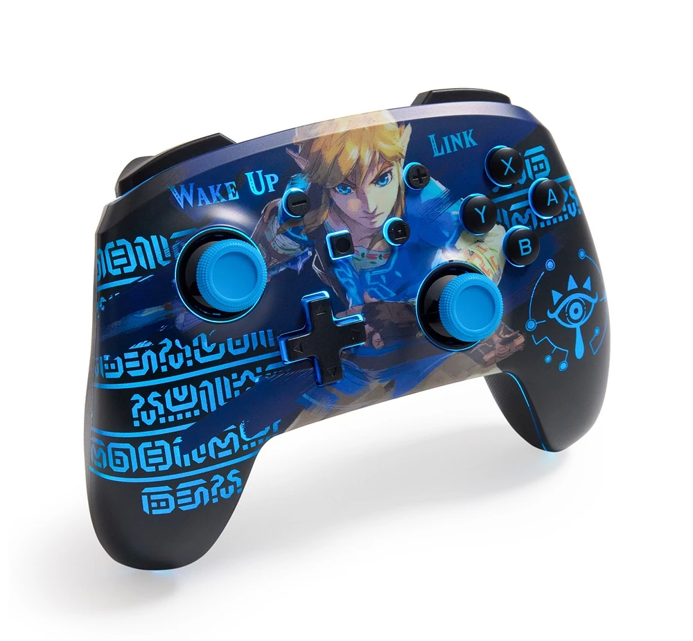 PowerA Enhanced Wireless Controller for Nintendo Switch with Lumectra - Wake Up Link 