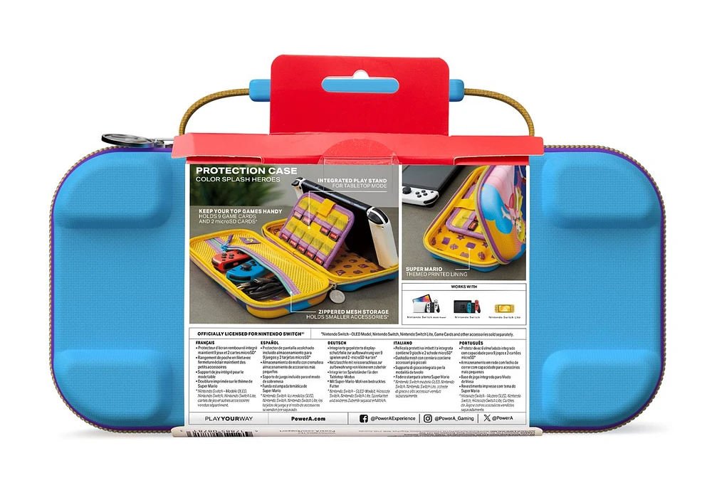 PowerA Protection Case for Nintendo Switch - OLED Model, Nintendo Switch and Nintendo Switch Lite