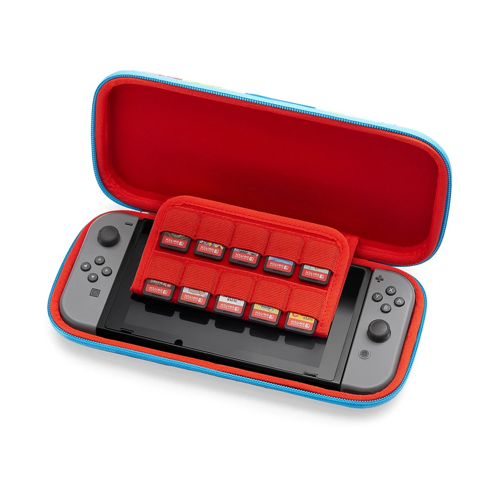 PowerA Slim Case for Nintendo Switch - OLED Model, Nintendo Switch, Nintendo Switch Lite - Mushroom Kingdom Reel