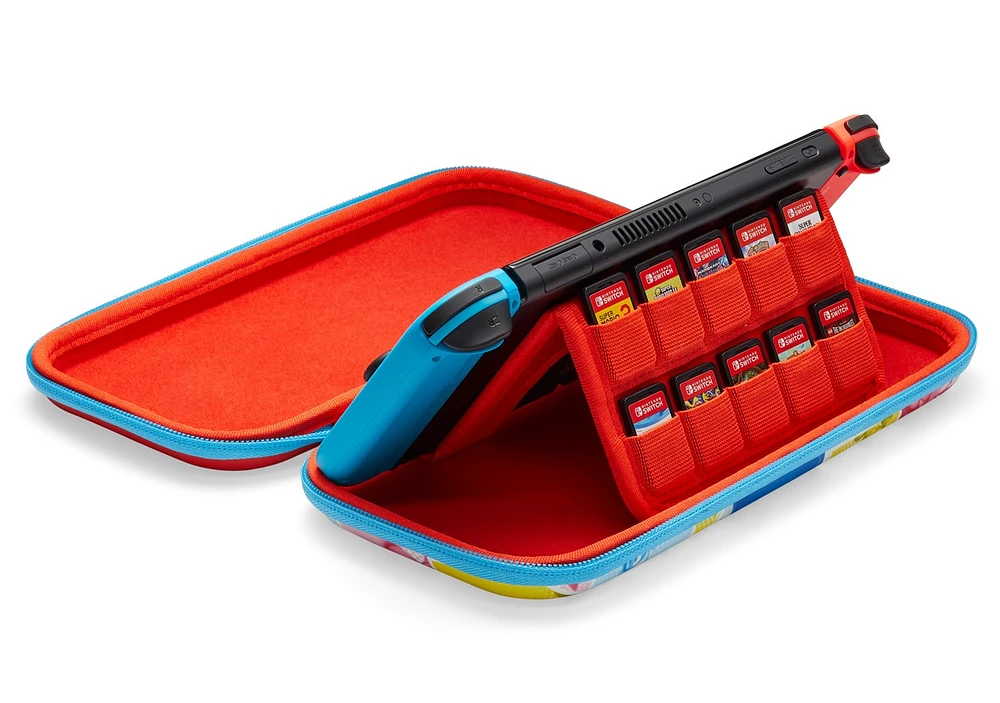 PowerA Slim Case for Nintendo Switch - OLED Model, Nintendo Switch, Nintendo Switch Lite - Mushroom Kingdom Reel