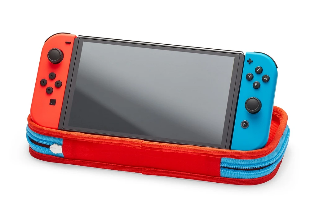 PowerA Slim Case for Nintendo Switch - OLED Model, Nintendo Switch, Nintendo Switch Lite - Mushroom Kingdom Reel
