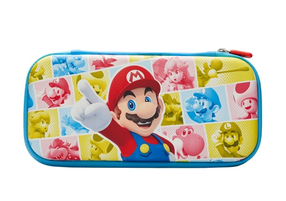 PowerA Slim Case for Nintendo Switch - OLED Model, Nintendo Switch, Nintendo Switch Lite - Mushroom Kingdom Reel