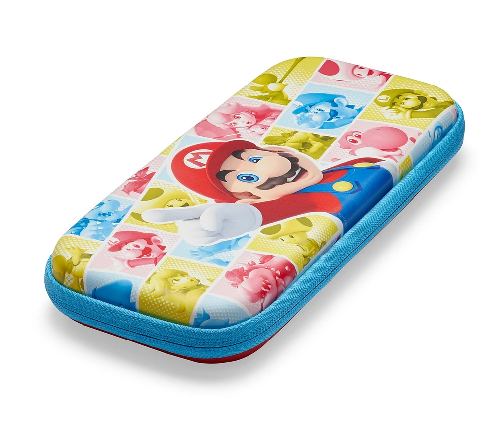 PowerA Slim Case for Nintendo Switch - OLED Model, Nintendo Switch, Nintendo Switch Lite - Mushroom Kingdom Reel