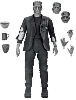 Universal Monsters - 7 In Scale Action Figure - Ultimate Bride of Frankenstein Frankenstein’s Monster