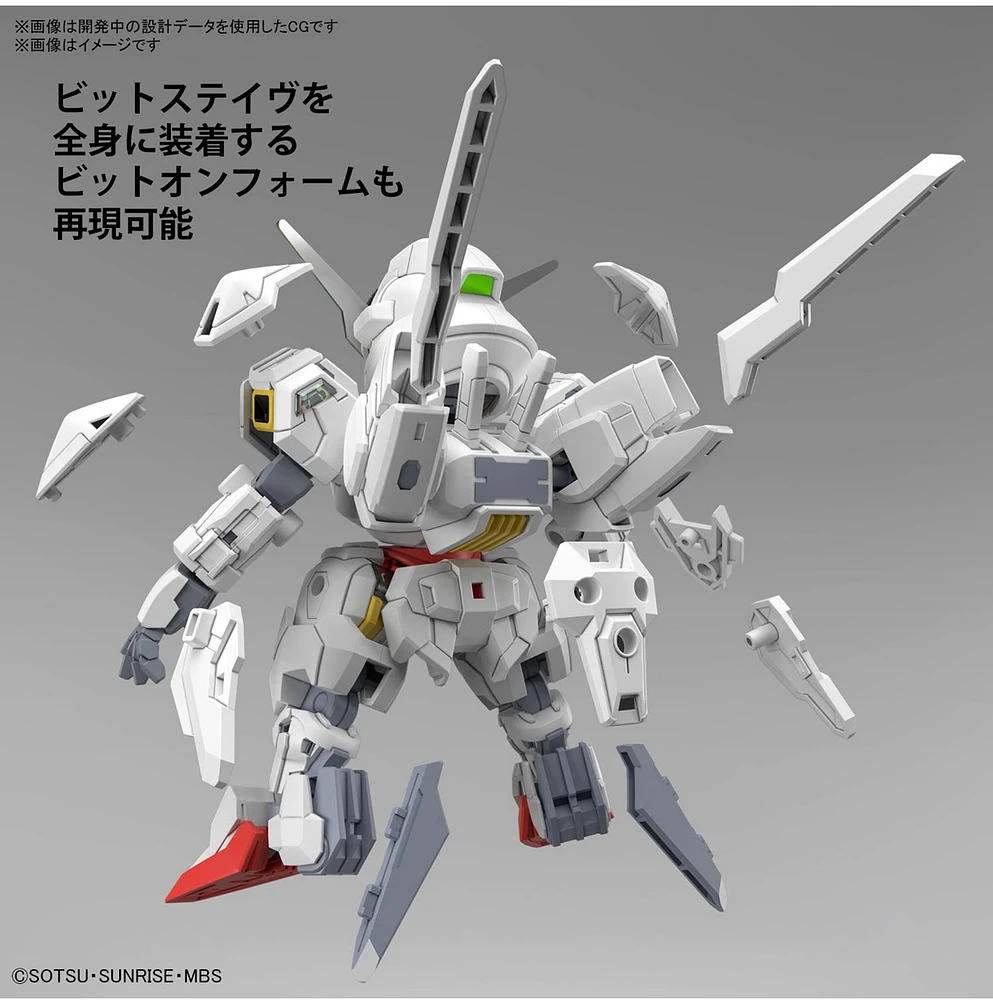 Bandai SD Gundam Cross Silhouette Gundam Caliburn Plastic Model (Gundam: The Witch from Mercury) 