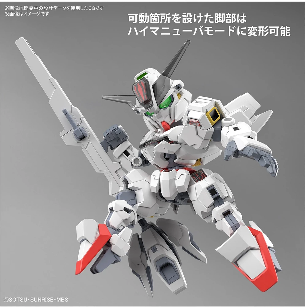 Bandai SD Gundam Cross Silhouette Gundam Caliburn Plastic Model (Gundam: The Witch from Mercury) 