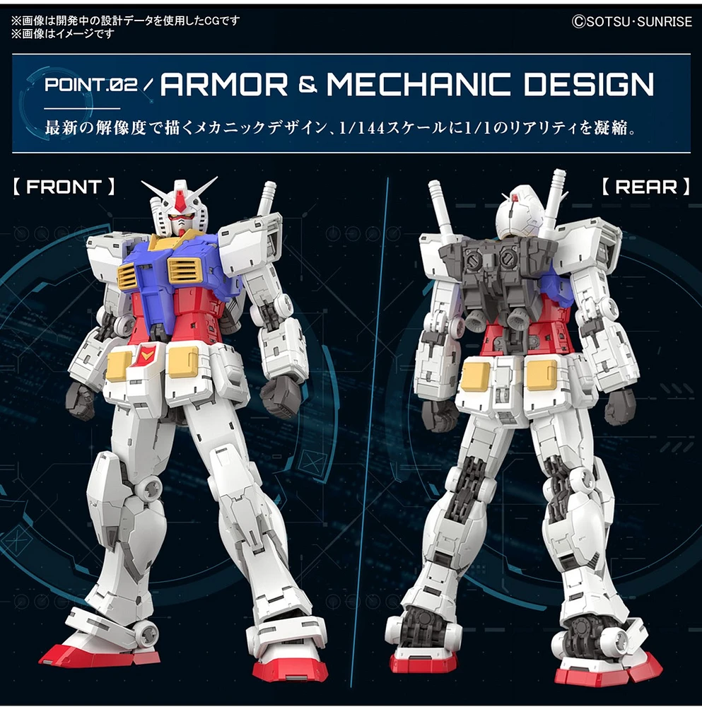 Bandai Hobby RG 1/144 RX-78-2 Gundam Ver.2.0 