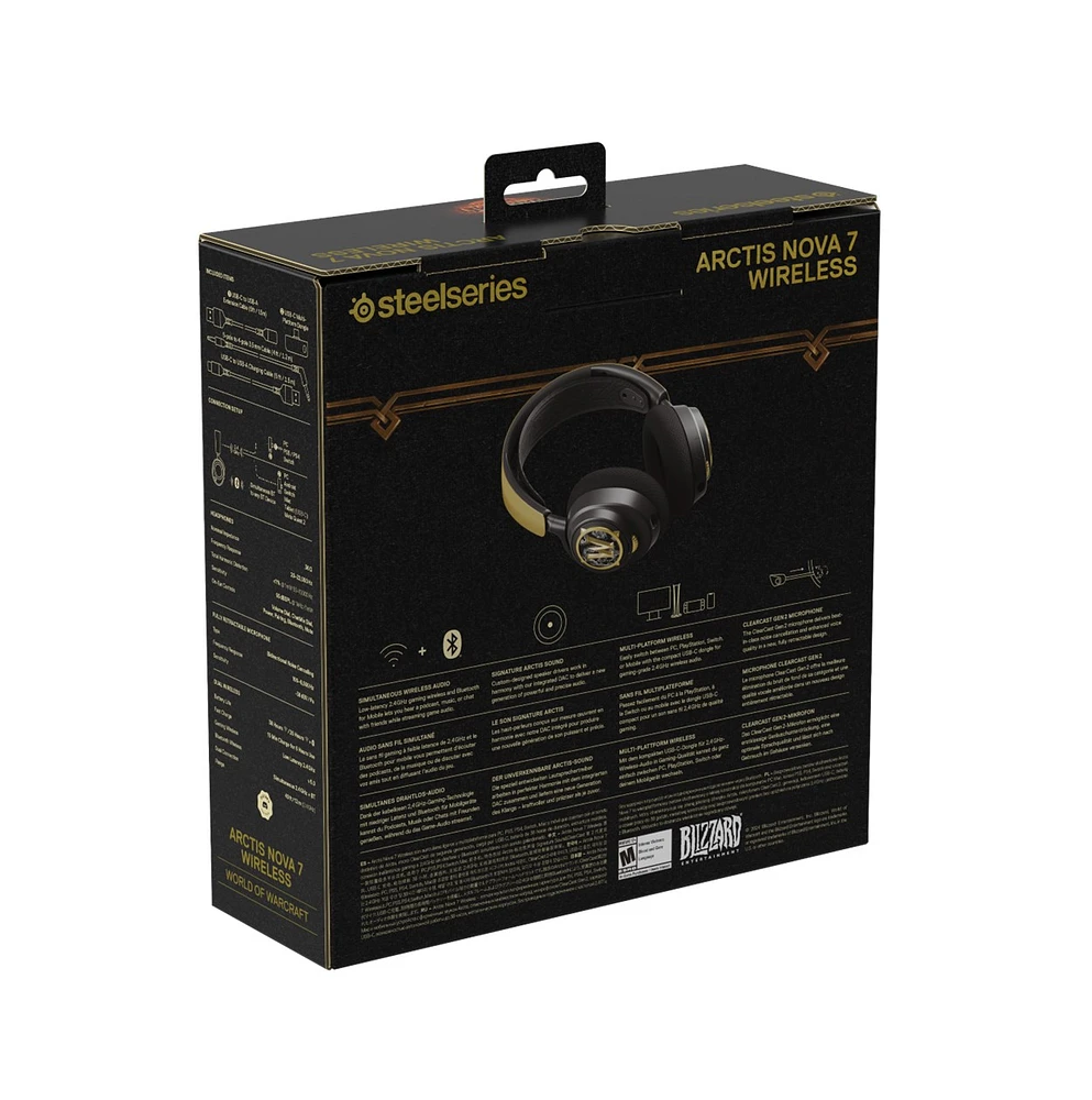 SS Arctis Nova 7 Wireless Headset - World of Warcraft Edition 