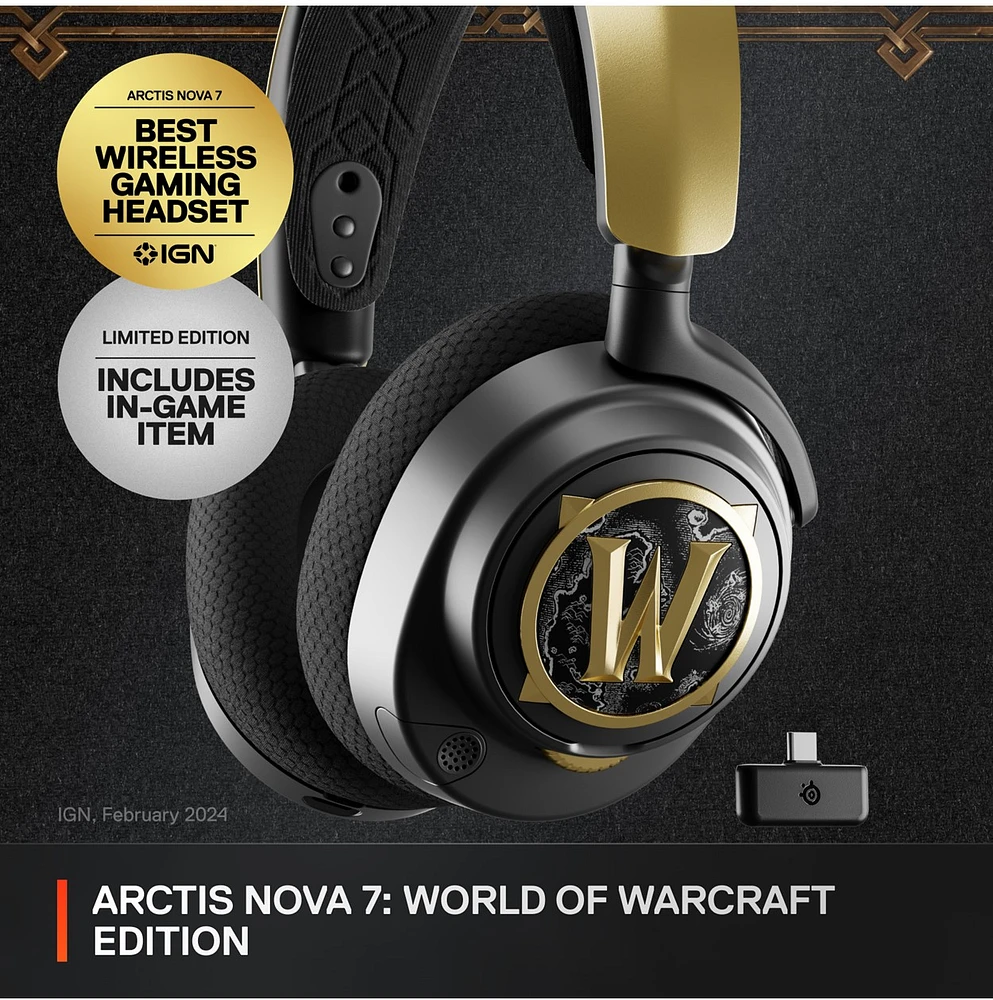 SS Arctis Nova 7 Wireless Headset - World of Warcraft Edition 