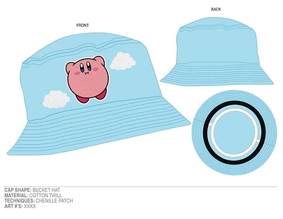 Chapeau bleu Kirby 