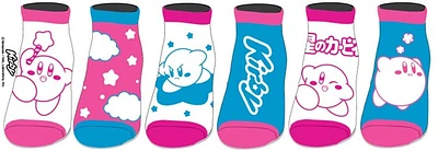 Kirby Outline Ankle Socks, 6pk 