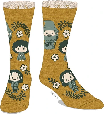 Chaussettes jaunes Chibi du Seigneur des Anneaux 