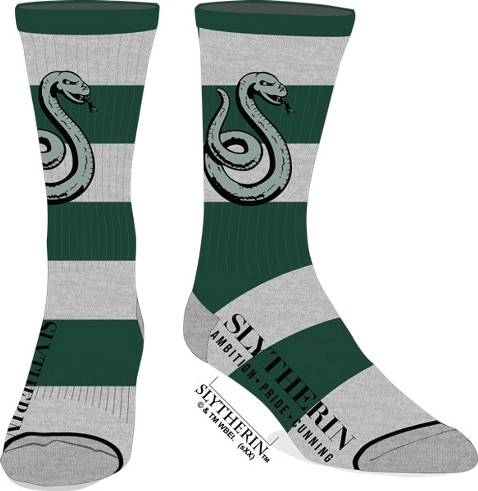 Harry Potter : chaussettes à rayures Serpentard