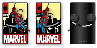 Épinglette coulissante Spider-Man 
