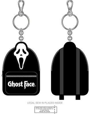 Porte-clés mini sac à dos Ghostface 