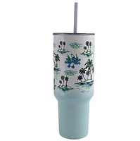 Verre à vin en acier inoxydable Stitch Palm Trees 