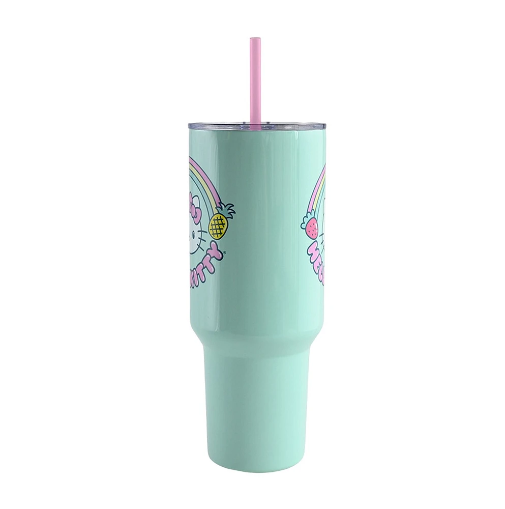 Gobelet en acier inoxydable Hello Kitty Rainbow & Fruits 