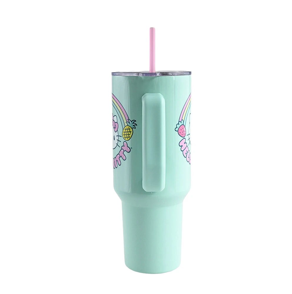 Gobelet en acier inoxydable Hello Kitty Rainbow & Fruits 