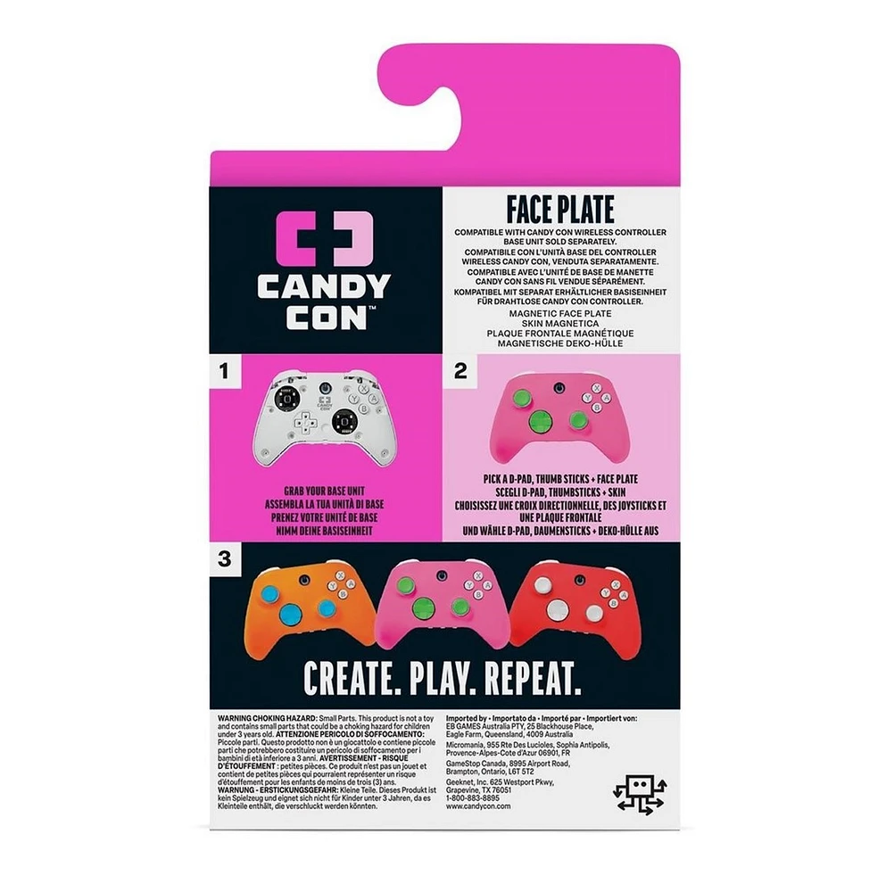 Candy Con Face Plate - Neon Pink 