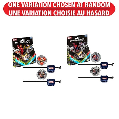 Beyblade X Marvel Collab, 2 pack - Assortment – One Variation Chosen at Random