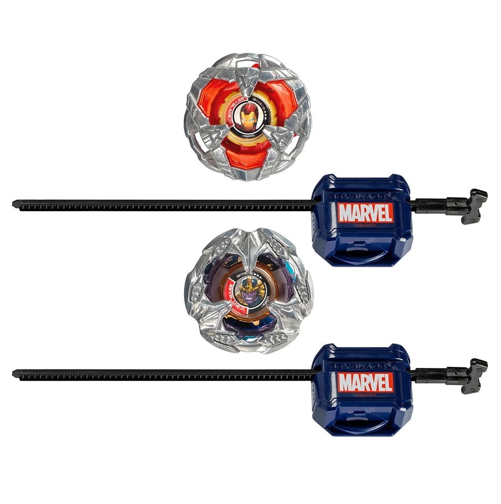 Beyblade X Marvel Collab, 2 pack - Assortie – Une variation choisie au hasard
