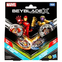 Beyblade X Marvel Collab, 2 pack - Assortie – Une variation choisie au hasard