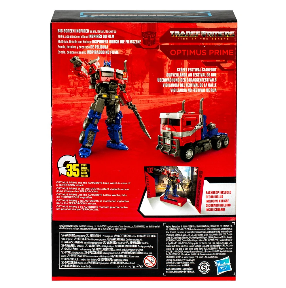 Transformers Studio Series Voyager Class Transformers: Rise of the Beasts 102 Optimus Prime 