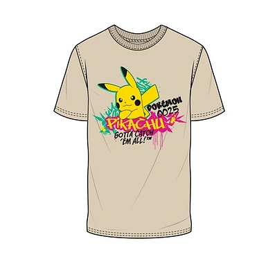 Pikachu Tan Tee