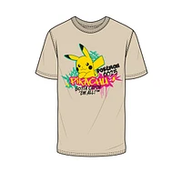 Pikachu Tan Tee