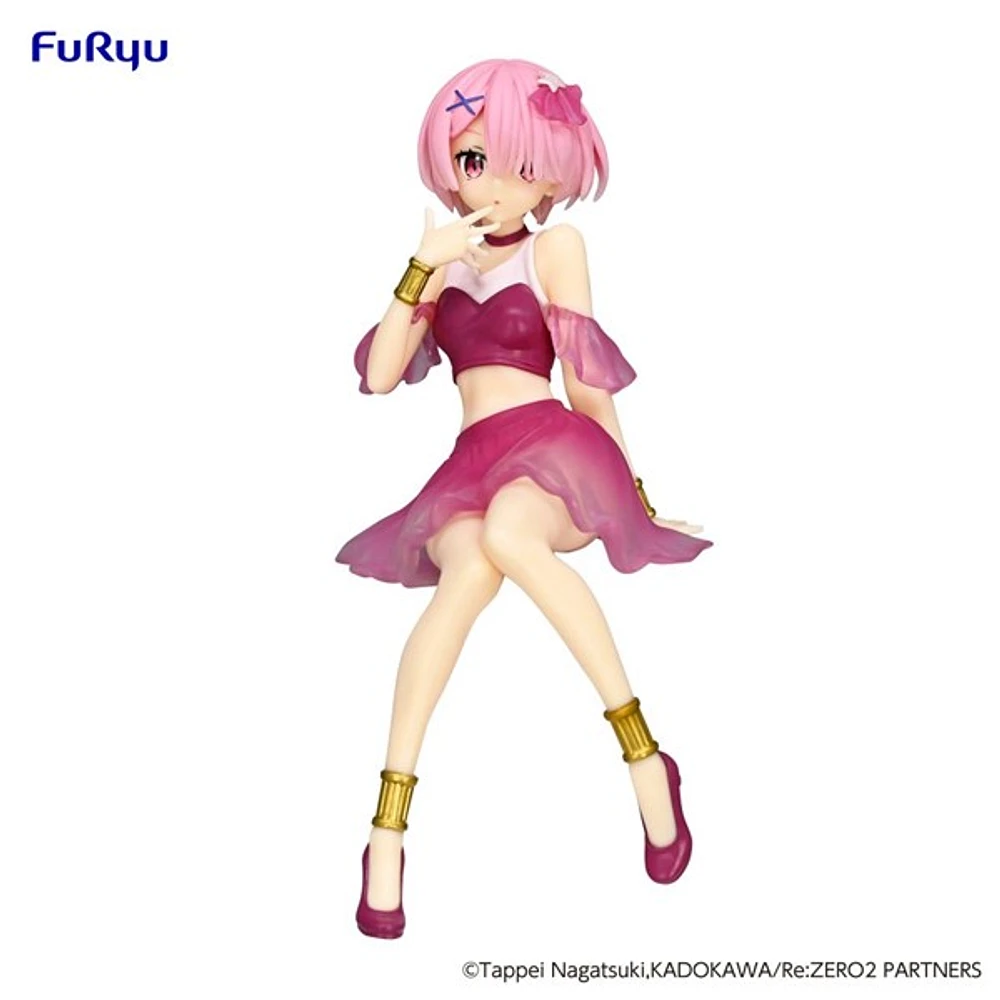 Re:Zero Starting Life in Another World Ram Twinkle Party Noodle Stopper Figure