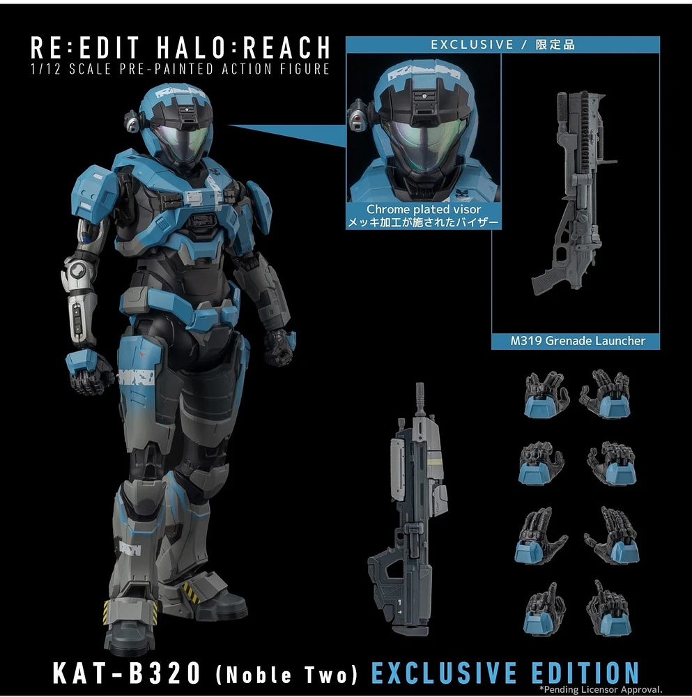 Re:Edit Halo Reach Kat B-320 Noble Two 1/12 Scale PX Figure 