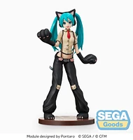 Hatsune Miku: Project Diva Arcade Future Tone Hatsune Miku Kitty Cat SPM Statue 