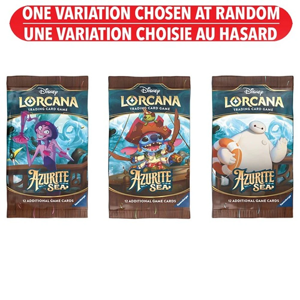 Lorcana Booster Sleeve Wave 6 - Azurite Sea – One Variation Chosen at Random